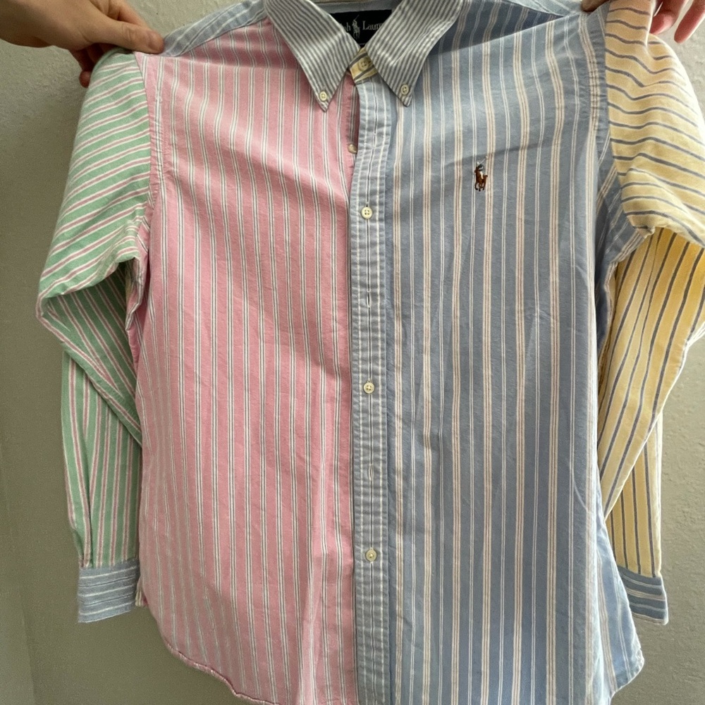 Pinstripe Ralph Lauren Polo Button Down